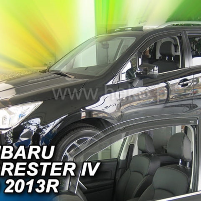 ΑΝΕΜΟΘΡΑΥΣΤΕΣ ΓΙΑ SUBARU FORESTER IV 5D 2013-2018 ΖΕΥΓΑΡΙ ΑΠΟ ΕΥΚΑΜΠΤΟ ΦΙΜΕ ΠΛΑΣΤΙΚΟ HEKO - 2 ΤΕΜ.