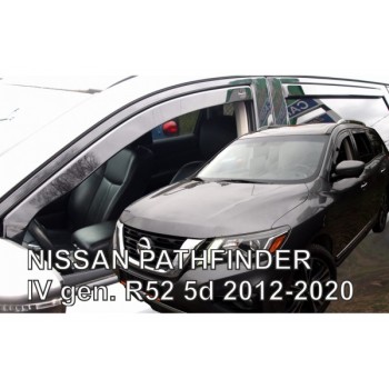 ΑΝΕΜΟΘΡΑΥΣΤΕΣ ΓΙΑ NISSAN PATHFINDER IV R52 5D 2012-2020 ?ΖΕΥΓΑΡΙ ΑΠΟ ΕΥΚΑΜΠΤΟ ΦΙΜΕ ΠΛΑΣΤΙΚΟ HEKO - 2 ΤΕΜ.