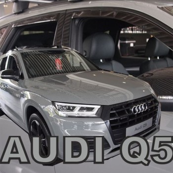 ΑΝΕΜΟΘΡΑΥΣΤΕΣ ΓΙΑ AUDI Q5 5D 2016+ ΣΕΤ ΑΥΤΟΚΙΝΗΤΟΥ ΑΠΟ ΕΥΚΑΜΠΤΟ ΦΙΜΕ ΠΛΑΣΤΙΚΟ HEKO - 4 ΤΕΜ.