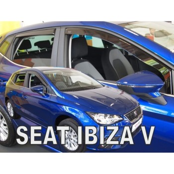 ΑΝΕΜΟΘΡΑΥΣΤΕΣ ΓΙΑ SEAT IBIZA 5D 2017+ ΣΕΤ ΑΥΤΟΚΙΝΗΤΟΥ ΑΠΟ ΕΥΚΑΜΠΤΟ ΦΙΜΕ ΠΛΑΣΤΙΚΟ HEKO - 4 ΤΕΜ.