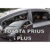 ΑΝΕΜΟΘΡΑΥΣΤΕΣ ΓΙΑ TOYOTA PRIUS PLUS 5D 2011+ ΣΕΤ ΑΥΤΟΚΙΝΗΤΟΥ ΑΠΟ ΕΥΚΑΜΠΤΟ ΦΙΜΕ ΠΛΑΣΤΙΚΟ HEKO - 4 ΤΕΜ.