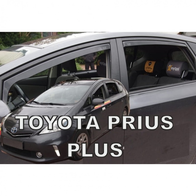 ΑΝΕΜΟΘΡΑΥΣΤΕΣ ΓΙΑ TOYOTA PRIUS PLUS 5D 2011+ ΣΕΤ ΑΥΤΟΚΙΝΗΤΟΥ ΑΠΟ ΕΥΚΑΜΠΤΟ ΦΙΜΕ ΠΛΑΣΤΙΚΟ HEKO - 4 ΤΕΜ.