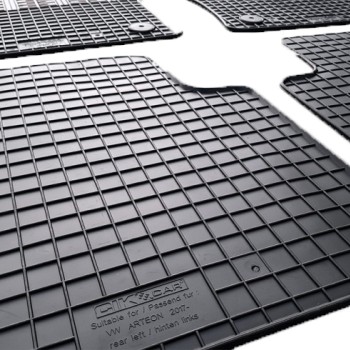 ΜΑΡΚΕ ΠΑΤΑΚΙΑ ΣΕ ΣΚΑΦΗ ΛΑΣΤΙΧΟ ΓΙΑ VW ARTEON 2017+ ΣΕ ΜΑΥΡΟ ΧΡΩΜΑ ΜΕ ΚΟΥΜΠΩΜΑΤΑ CIK - 4 ΤΕΜ.