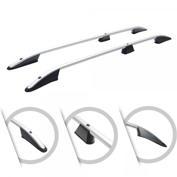 ΜΠΑΡΕΣ ΟΡΟΦΗΣ ΓΙΑ CITROEN BERLINGO 08+ /PEUGEOT PARTNER / TEPPE 08+ ΠΑΡΑΛΛΗΛΕΣ ΑΛΟΥΜΙΝΙΟΥ L1 ΑΣΗΜΙ