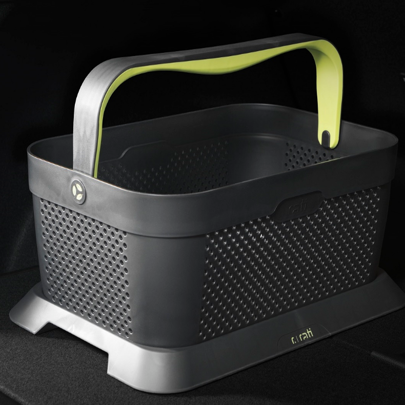 ΚΑΛΑΘΙ ΜΕΤΑΦΟΡΑΣ ΠΡΟΙΟΝΤΩΝ RATI ΠΛΑΣΤΙΚΟ ΜΕ ΑΝΤΙΟΛΙΣΘΗΤΙΚΗ ΒΑΣΗ 21L 12kg max ΜΕ ΛΑΒΗ 438x292x315mm