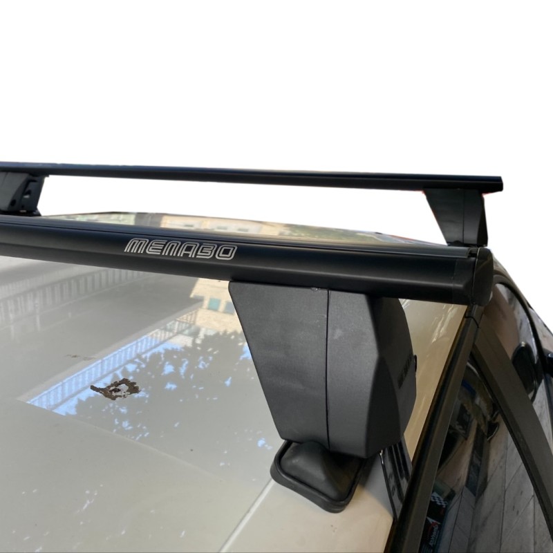 KIT ΜΕ ΜΠΑΡΕΣ ΟΡΟΦΗΣ ΓΙΑ PEUGEOT 208 II 5D 06/2019+ (12500/MB+DLKIT41G) ΑΛΟΥΜΙΝΙΟΥ DELTA BLACK MENABO? - 2 ΤΕΜ.