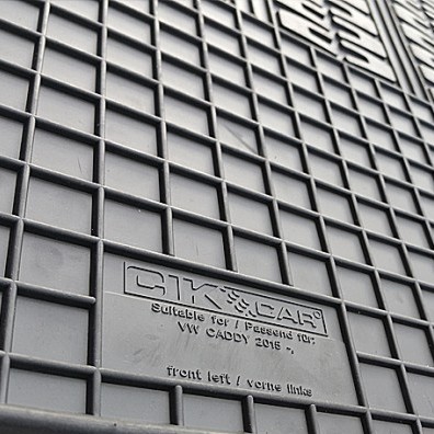 ΜΑΡΚΕ ΠΑΤΑΚΙΑ ΣΕ ΣΚΑΦΗ ΛΑΣΤΙΧΟ ΓΙΑ VW CADDY 5ΘΕΣΙΟ 2005+ ΣΕ ΜΑΥΡΟ ΧΡΩΜΑ ΜΕ ΚΟΥΜΠΩΜΑΤΑ CIK - 4 ΤΕΜ.