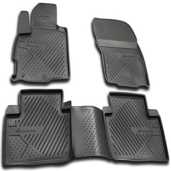 ΜΑΡΚΕ ΠΑΤΑΚΙΑ ΣΕ ΣΚΑΦΗ TPE ΛΑΣΤΙΧΟ ΓΙΑ CITROEN C-CROSSER 06/2007-2013  ΣΕ ΑΝΘΡΑΚΙ ΣΚΟΥΡΟ ΓΚΡΙ ΧΡΩΜΑ NOVLINE - 4 ΤΕΜ.