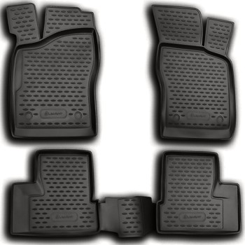 ΜΑΡΚΕ ΠΑΤΑΚΙΑ ΣΕ ΣΚΑΦΗ TPE ΛΑΣΤΙΧΟ ΓΙΑ DAEWOO NEXIA 2008+  ΣΕ ΑΝΘΡΑΚΙ ΣΚΟΥΡΟ ΓΚΡΙ ΧΡΩΜΑ NOVLINE - 4 ΤΕΜ.