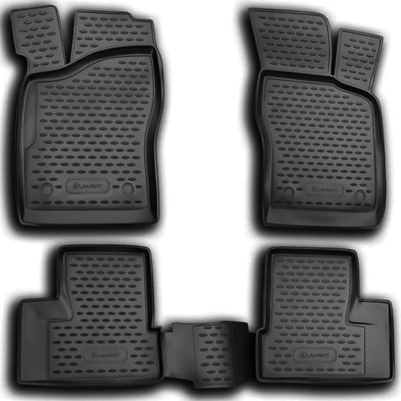 ΜΑΡΚΕ ΠΑΤΑΚΙΑ ΣΕ ΣΚΑΦΗ TPE ΛΑΣΤΙΧΟ ΓΙΑ DAEWOO NEXIA 2008+  ΣΕ ΑΝΘΡΑΚΙ ΣΚΟΥΡΟ ΓΚΡΙ ΧΡΩΜΑ NOVLINE - 4 ΤΕΜ.