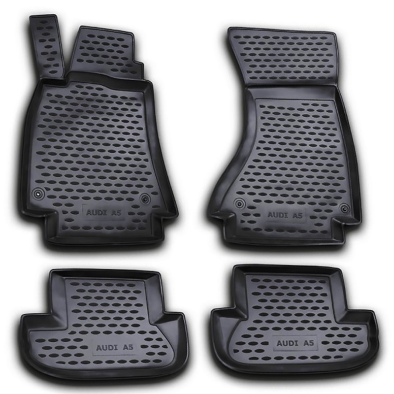 ΜΑΡΚΕ ΠΑΤΑΚΙΑ ΣΕ ΣΚΑΦΗ TPE ΛΑΣΤΙΧΟ ΓΙΑ AUDI A5 2009-2016  ΣΕ ΜΑΥΡΟ ΧΡΩΜΑ NOVLINE - 4 ΤΕΜ.