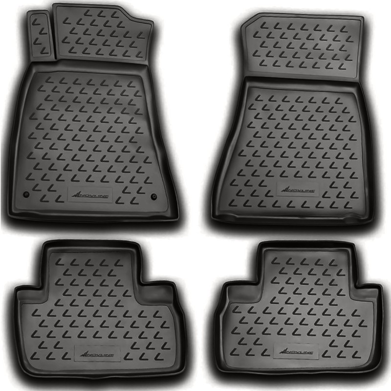 ΜΑΡΚΕ ΠΑΤΑΚΙΑ ΣΕ ΣΚΑΦΗ TPE ΛΑΣΤΙΧΟ ΓΙΑ LEXUS IS (2.5L) 01/2006+  (ΑΝΘΡΑΚΙ/ΣΚΟΥΡΟ ΓΚΡΙ) - 4 ΤΕΜ.