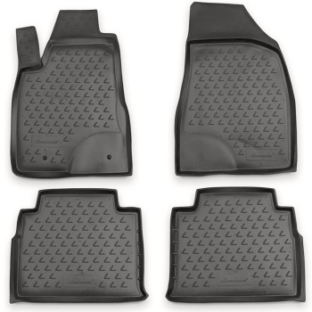 ΜΑΡΚΕ ΠΑΤΑΚΙΑ ΣΕ ΣΚΑΦΗ TPE ΛΑΣΤΙΧΟ ΓΙΑ LEXUS RX 350 2003-2009  ΣΕ ΑΝΘΡΑΚΙ ΣΚΟΥΡΟ ΓΚΡΙ ΧΡΩΜΑ NOVLINE - 4 ΤΕΜ.