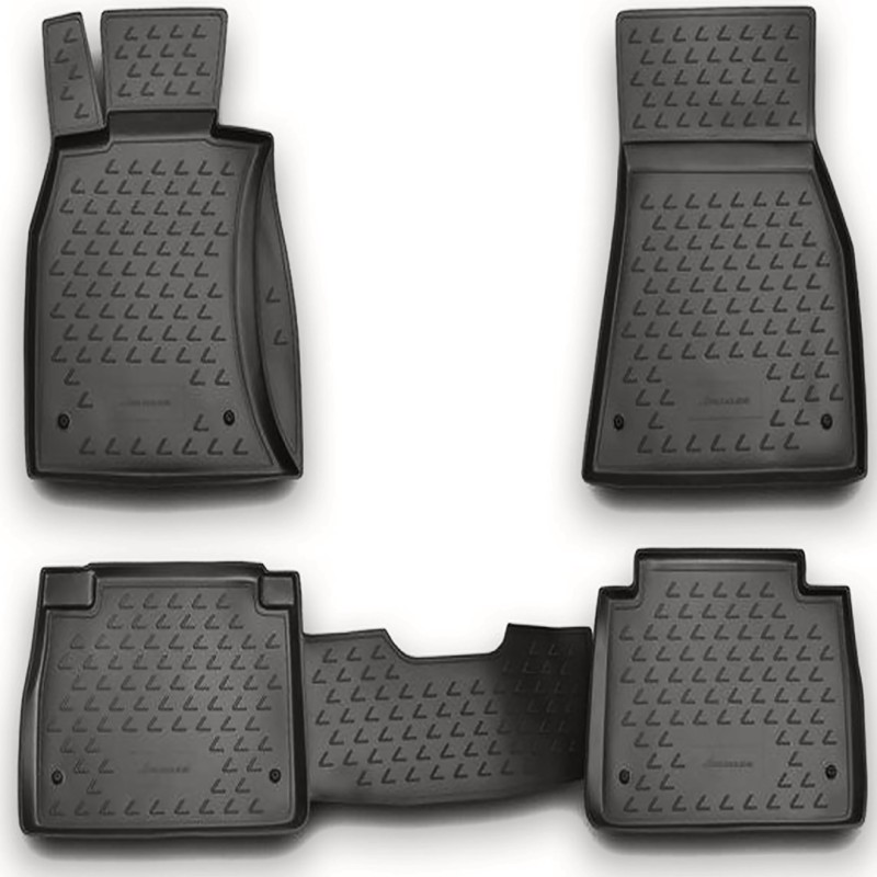 ΜΑΡΚΕ ΠΑΤΑΚΙΑ ΣΕ ΣΚΑΦΗ TPE ΛΑΣΤΙΧΟ ΓΙΑ LEXUS LS460 07/2006+  ΣΕ ΑΝΘΡΑΚΙ ΣΚΟΥΡΟ ΓΚΡΙ ΧΡΩΜΑ NOVLINE - 4 ΤΕΜ.