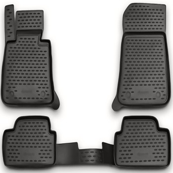 ΜΑΡΚΕ ΠΑΤΑΚΙΑ ΣΕ ΣΚΑΦΗ TPE ΛΑΣΤΙΧΟ ΓΙΑ BMW ΣΕΙΡΑ 1 5D 2004-2011  ΣΕ ΑΝΘΡΑΚΙ ΣΚΟΥΡΟ ΓΚΡΙ ΧΡΩΜΑ NOVLINE - 4 ΤΕΜ.