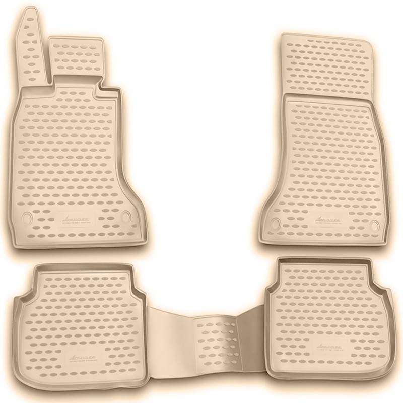 ΜΑΡΚΕ ΠΑΤΑΚΙΑ ΣΕ ΣΚΑΦΗ TPE ΛΑΣΤΙΧΟ ΓΙΑ BMW ΣΕΙΡΑ 7 F01 SEDAN 2007-2015 Π (ΜΠΕΖ) - 4 ΤΕΜ.