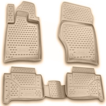 ΜΑΡΚΕ ΠΑΤΑΚΙΑ ΣΕ ΣΚΑΦΗ TPE ΛΑΣΤΙΧΟ ΓΙΑ AUDI Q7 2005-2015  ΣΕ ΜΠΕΖ ΧΡΩΜΑ NOVLINE - 4 ΤΕΜ.