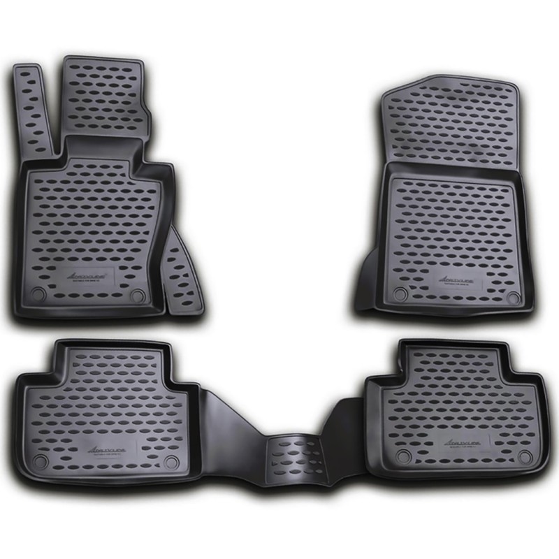 ΜΑΡΚΕ ΠΑΤΑΚΙΑ ΣΕ ΣΚΑΦΗ TPE ΛΑΣΤΙΧΟ ΓΙΑ ΓΙΑ BMW X3 E83 2004-2010 ΣΕ ΜΑΥΡΟ ΧΡΩΜΑ NOVLINE - 4 ΤΕΜ