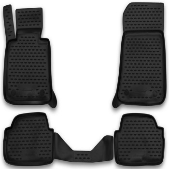 ΜΑΡΚΕ ΠΑΤΑΚΙΑ ΣΕ ΣΚΑΦΗ TPE ΛΑΣΤΙΧΟ ΓΙΑ BMW ΣΕΙΡΑ 1 3D 2004-2011  ΣΕ ΜΑΥΡΟ ΧΡΩΜΑ NOVLINE - 4 ΤΕΜ.