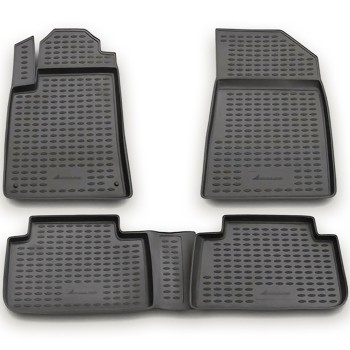 ΜΑΡΚΕ ΠΑΤΑΚΙΑ ΣΕ ΣΚΑΦΗ TPE ΛΑΣΤΙΧΟ ΓΙΑ CITROEN C5 03/2001-04/2008  ΣΕ ΑΝΘΡΑΚΙ ΣΚΟΥΡΟ ΓΚΡΙ ΧΡΩΜΑ NOVLINE - 4 ΤΕΜ.