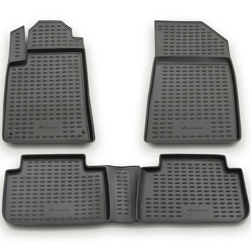 ΜΑΡΚΕ ΠΑΤΑΚΙΑ ΣΕ ΣΚΑΦΗ TPE ΛΑΣΤΙΧΟ ΓΙΑ CITROEN C5 03/2001-04/2008  ΣΕ ΑΝΘΡΑΚΙ ΣΚΟΥΡΟ ΓΚΡΙ ΧΡΩΜΑ NOVLINE - 4 ΤΕΜ.