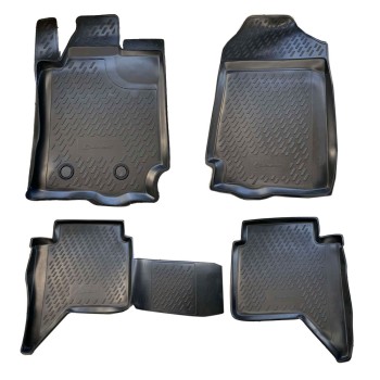 ΜΑΡΚΕ ΠΑΤΑΚΙΑ ΣΕ ΣΚΑΦΗ TPE ΛΑΣΤΙΧΟ ΓΙΑ FORD RANGER 4D 2011+  ΣΕ ΜΑΥΡΟ ΧΡΩΜΑ NOVLINE - 4 ΤΕΜ.