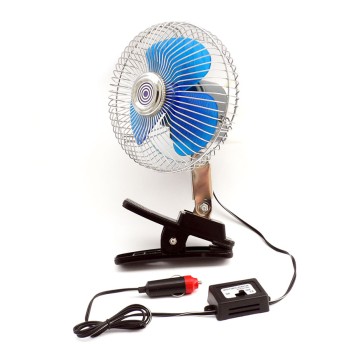 ΑΝΕΜΙΣΤΗΡΑΣ ΑΝΑΠΤΗΡΑ 24V - 17,5 cm ΜΕ ΚΛΙΠ ΣΤΗΡΙΞΗΣ (ΠΕΡΙΣΤΡΕΦΟΜΕΝΟΣ/ΜΕΤΑΛΛΙΚΟΣ)​ AMIO - 1 ΤΕΜ.