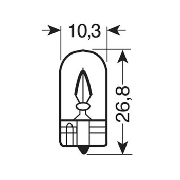 W5W 12V 5W W2,1x9,5d