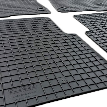 HONDA CIVIC HTB 2017+ ΜΑΡΚΕ ΠΑΤΑΚΙΑ ΛΑΣΤΙΧΟ ΣΕ ΜΑΥΡΟ ΧΡΩΜΑ ΜΕ ΚΟΥΜΠΩΜΑΤΑ CIK - 4 ΤΕΜ.