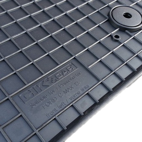 ΜΑΡΚΕ ΠΑΤΑΚΙΑ ΣΕ ΣΚΑΦΗ ΛΑΣΤΙΧΟ ΓΙΑ FORD C-ΜΑΧ 2010-2013 ΣΕ ΜΑΥΡΟ ΧΡΩΜΑ ΜΕ ΚΟΥΜΠΩΜΑΤΑ CIK - 4 ΤΕΜ.