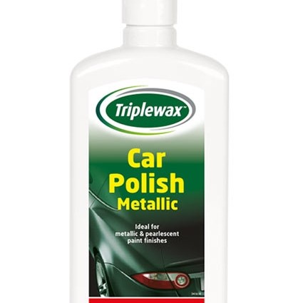 ΥΓΡΟ ΚΕΡΙ ΓΥΑΛΙΣΜΑΤΟΣ ΓΙΑ ΜΕΤΑΛΛΙΚΑ ΚΑΙ ΠΕΡΛΕ ΧΡΩΜΑΤΑ CARPLAN TRIPLEWAX CAR POLISH METALLIC 500ML