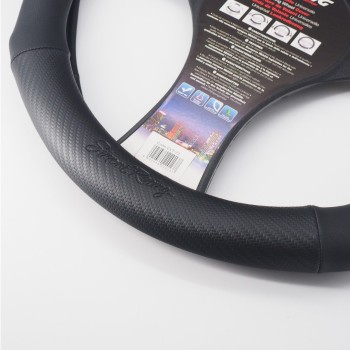 ΚΑΛΥΜΜΑ ΤΙΜΟΝΙΟΥ RACE CARBON LOOK  ΜΑΥΡΟ/CARBON/ΔΑΚΤΥΛΙΔΙ ΚΟΚΚΙΝΟ ΟΙΚΟΛΟΓΙΚΟ ΔΕΡΜΑ 37-39cm SIMONI RACING - 1 TEM.