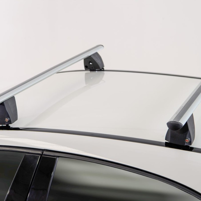 ΜΠΑΡΕΣ ΟΡΟΦΗΣ ΑΛΟΥΜΙΝΙΟΥ DELTA L SILVER 141 cm ΣΕ ΑΣΗΜΙ ΧΡΩΜΑ ΓΙΑ ΑΠΛΗ ΟΡΟΦΗ MENABO - 2 ΤΕΜ.