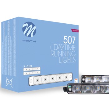 ΠΡΟΣΘΕΤΟ DAYTIME DRL LD507SE 12V - OSRAM - ΔΙΕΘΝΕΣ ΜΕ 5HP LED - 190 Χ 43 Χ 32mm - 2 ΤΕΜ. M-TECH