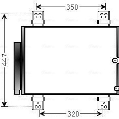 DAIHATSU TERIOS 1.300cc/1.300 LPG/1.500cc 11/2005+ ΨΥΓΕΙΟ ΝΕΡΟΥ AVA 520x365x16mm 1 τεμ.