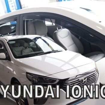 ΑΝΕΜΟΘΡΑΥΣΤΕΣ ΓΙΑ HYUNDAI IONIQ 5D 2016+  ΣΕΤ ΑΥΤΟΚΙΝΗΤΟΥ ΑΠΟ ΕΥΚΑΜΠΤΟ ΦΙΜΕ ΠΛΑΣΤΙΚΟ HEKO - 4 ΤΕΜ.