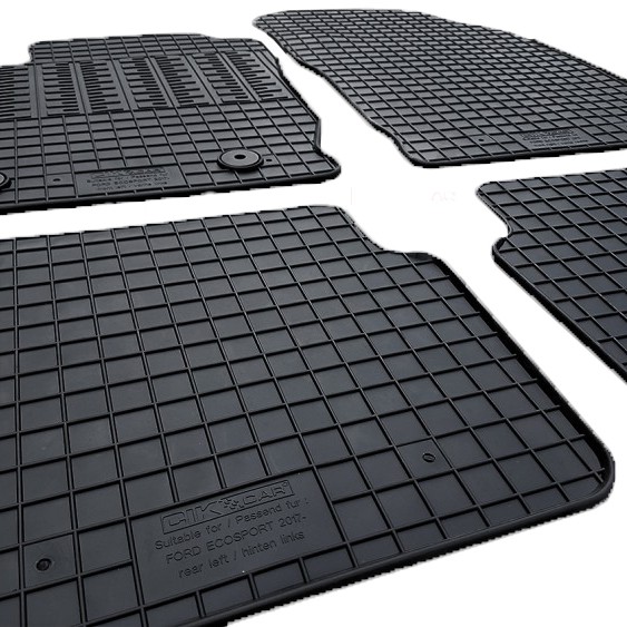 ΜΑΡΚΕ ΠΑΤΑΚΙΑ ΣΕ ΣΚΑΦΗ ΛΑΣΤΙΧΟ ΓΙΑ FORD ECOSPORT 2017+ ΣΕ ΜΑΥΡΟ ΧΡΩΜΑ ΜΕ ΚΟΥΜΠΩΜΑΤΑ CIK - 4 ΤΕΜ.