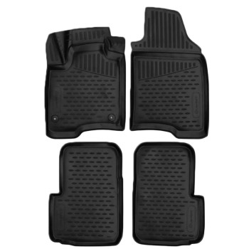 ΜΑΡΚΕ ΠΑΤΑΚΙΑ ΣΕ ΣΚΑΦΗ TPE ΛΑΣΤΙΧΟ ΓΙΑ FIAT PANDA 5D 2011+   ΣΕ ΜΑΥΡΟ ΧΡΩΜΑ NOVLINE - 4 ΤΕΜ.?