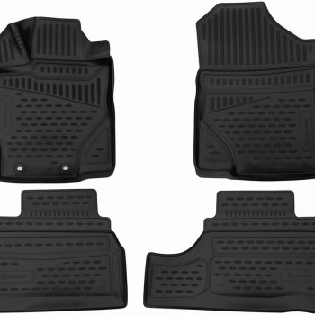 TOYOTA YARIS HB FACELIFT 2012+ ΠΑΤ.ΜΑΡΚ.ΛΑΣΤΙΧΟ ΣΚΑΦΑΚΙΑ (ΜΑΥΡΟ) - 4 ΤΕΜ.