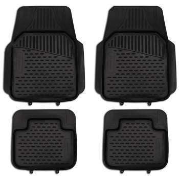 ΜΑΡΚΕ ΠΑΤΑΚΙΑ ΣΕ ΣΚΑΦΗ TPE ΛΑΣΤΙΧΟ ΓΙΑ BMW i3 5D 2013+  ΣΕ ΜΑΥΡΟ ΧΡΩΜΑ NOVLINE - 4 ΤΕΜ.