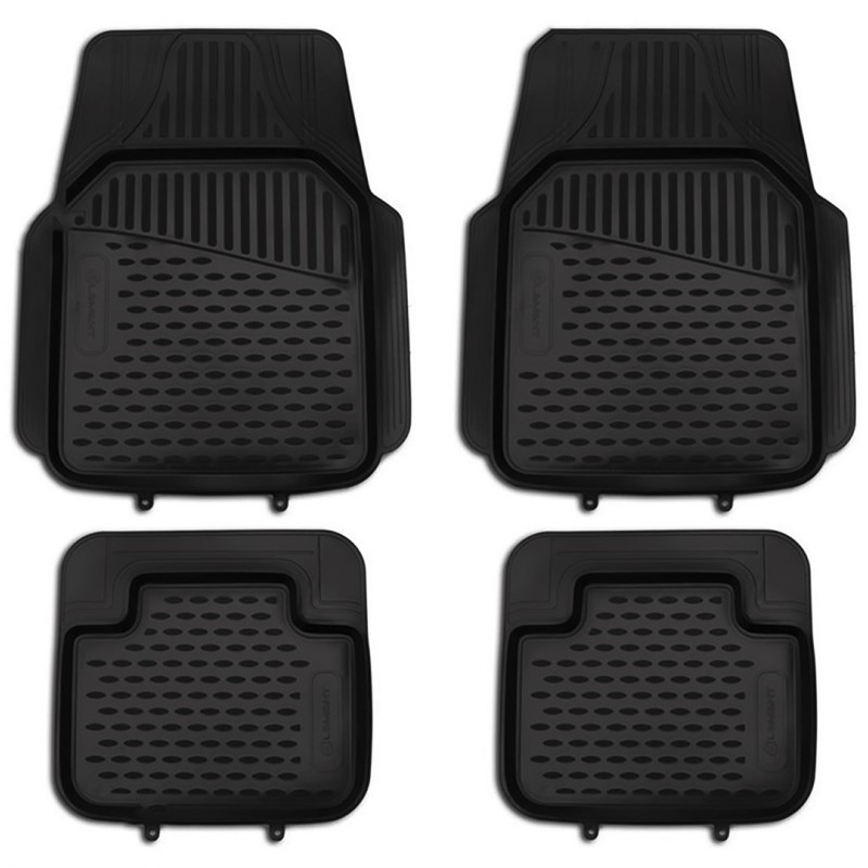 ΜΑΡΚΕ ΠΑΤΑΚΙΑ ΣΕ ΣΚΑΦΗ TPE ΛΑΣΤΙΧΟ ΓΙΑ BMW i3 5D 2013+  ΣΕ ΜΑΥΡΟ ΧΡΩΜΑ NOVLINE - 4 ΤΕΜ.