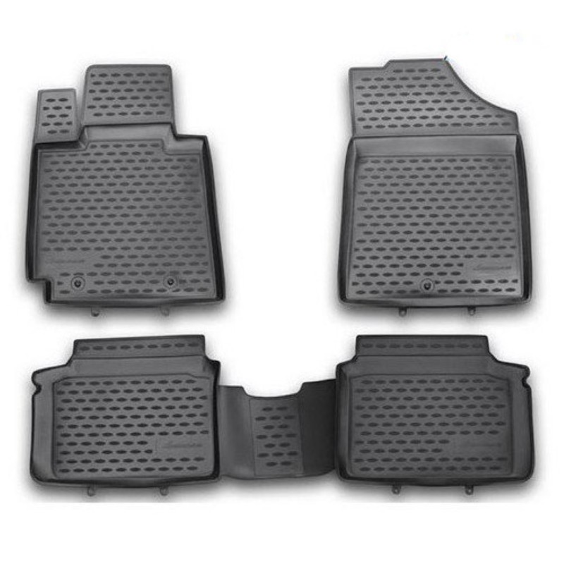 ΜΑΡΚΕ ΠΑΤΑΚΙΑ ΣΕ ΣΚΑΦΗ TPE ΛΑΣΤΙΧΟ ΓΙΑ AUDI A6 C8 / ALLROAD WAGON 2018+  ΣΕ ΜΑΥΡΟ ΧΡΩΜΑ NOVLINE - 4 ΤΕΜ.