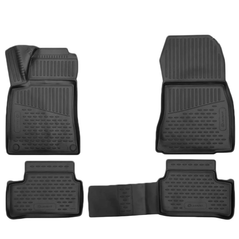 ΜΑΡΚΕ ΠΑΤΑΚΙΑ ΣΕ ΣΚΑΦΗ TPE ΛΑΣΤΙΧΟ ΓΙΑ MERCEDES CLA X117 180 SHOOTING BRAKE 2015-2019  ΣΕ ΜΑΥΡΟ ΧΡΩΜΑ NOVLINE - 4 ΤΕΜ.