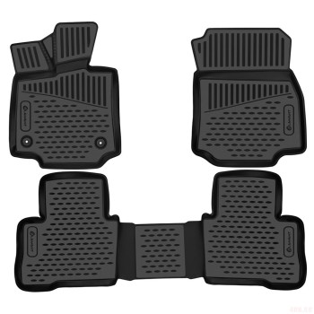 ΠΑΤΑΚΙΑ ΣΕ ΣΚΑΦΗ TPE ΛΑΣΤΙΧΟ ΓΙΑ TOYOTA VENZA (II) 2020+ ΣΕ ΜΑΥΡΟ ΧΡΩΜΑ NOVLINE - 4 ΤΕΜ.