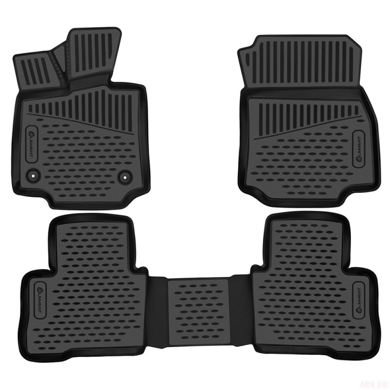 ΠΑΤΑΚΙΑ ΣΕ ΣΚΑΦΗ TPE ΛΑΣΤΙΧΟ ΓΙΑ TOYOTA VENZA (II) 2020+ ΣΕ ΜΑΥΡΟ ΧΡΩΜΑ NOVLINE - 4 ΤΕΜ.