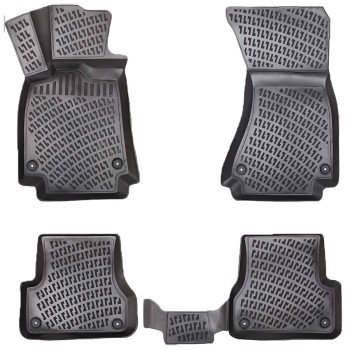 ΜΑΡΚΕ ΠΑΤΑΚΙΑ ΣΕ ΣΚΑΦΗ TPE ΛΑΣΤΙΧΟ ΓΙΑ AUDI A6 4D 2018+  ΣΕ ΜΑΥΡΟ ΧΡΩΜΑ NOVLINE - 4 ΤΕΜ.