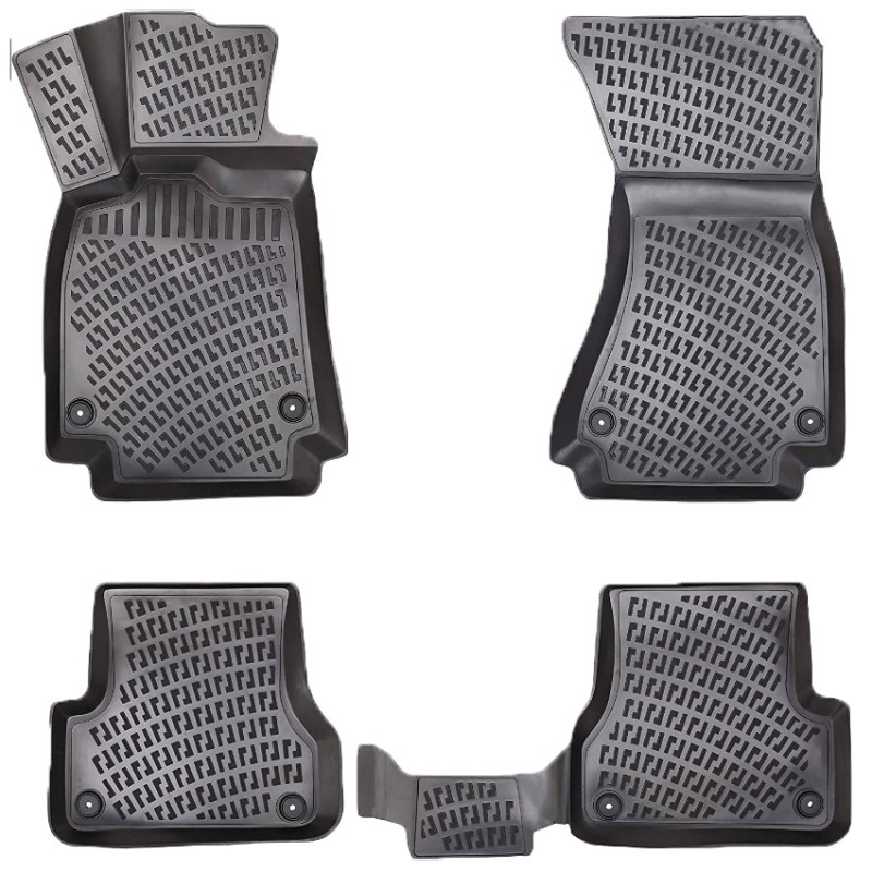 ΜΑΡΚΕ ΠΑΤΑΚΙΑ ΣΕ ΣΚΑΦΗ TPE ΛΑΣΤΙΧΟ ΓΙΑ AUDI A6 4D 2018+  ΣΕ ΜΑΥΡΟ ΧΡΩΜΑ NOVLINE - 4 ΤΕΜ.