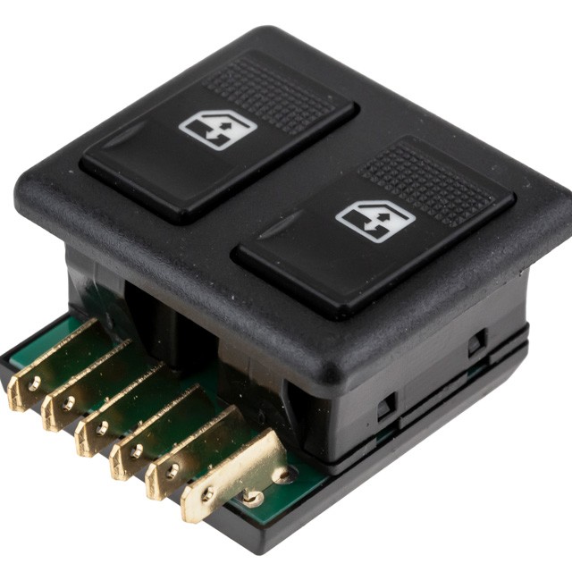 ΔΙΠΛΟΣ ΔΙΑΚΟΠΤΗΣ ΠΑΡΑΘΥΡΩΝ ΓΙΑ FIAT UNO 1996+ / LANCIA Y 1995+ 6PINS orig.181449680 ΝΤΥ - 1 TEM.