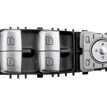 ΔΙΑΚΟΠΤΗΣ ΓΙΑ MERCEDES E-KLAS W213/S-KLAS W222 ΠΑΡΑΘΥΡΩΝ ΟΔΗΓΟΥ ΜΑΥΡΟ/ΑΣΗΜΙ ΜΕ ΛΕΥΚΟ ΦΩΣ 3PIN orig.A2139054803