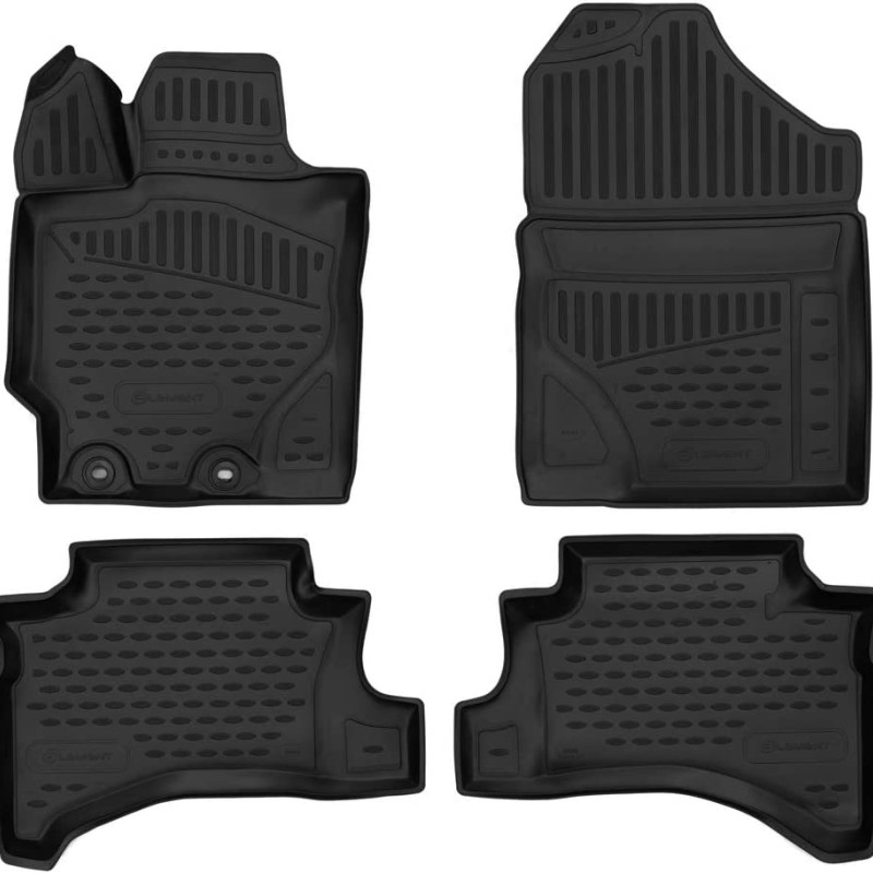 ΜΑΡΚΕ ΠΑΤΑΚΙΑ ΣΕ ΣΚΑΦΗ TPE ΛΑΣΤΙΧΟ ΓΙΑ TOYOTA YARIS HYBRID 5D (ΥΒΡΙΔΙΚΟ) 2017-2020   ΣΕ ΜΑΥΡΟ ΧΡΩΜΑ NOVLINE - 4 ΤΕΜ.